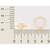 513329 Anel Rommanel skinny ring folheado a ouro coração infinito
