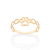 513431 Anel Rommanel folheado a ouro pet infinito