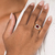 513525 Anel Rommanel folheado a ouro formatura com cristal rubi