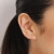 526768 Brinco Rommanel piercing de pressão folheado a ouro corações