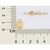 532574 Gargantilha Rommanel folheada a ouro fio de nylon com n. sra. aparecida