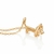 532580 Gargantilha Rommanel folheada a ouro cachorro Slinky 3d