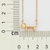 532580 Gargantilha Rommanel folheada a ouro cachorro Slinky 3d