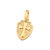 542471 Pingente Rommanel folheado a ouro escudo com cruz
