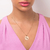 542705 Pingente Rommanel folheado a ouro love vazado
