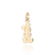 542745 Pingente Rommanel folheado a ouro mickey sketch