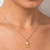 542749 Pingente Rommanel folheado a ouro pluto com resina