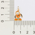542749 Pingente Rommanel folheado a ouro pluto com resina
