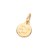 542768 Pingente Rommanel medalha folheado a ouro espírito santo