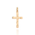542843 Pingente Rommanel folheado a ouro cruz lisa
