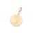 542851 Pingente para personalizar com palavras Rommanel medalha folheado a ouro borboletas SOB ENCOMENDA