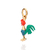 542903 Pingente Rommanel folheado a ouro galo Hei Hei 3d com resina