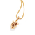 542907 Pingente Rommanel folheado a ouro mufasa 3d