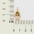 542908 Pingente Rommanel folheado a ouro Jesus Cristo com resina