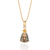 542910 Pingente Rommanel folheado a ouro n. sra. aparecida com resina