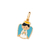 542912 Pingente Rommanel folheado a ouro anjo gabriel com resina