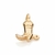 542929 Pingente Rommanel folheado a ouro bota Woody assinada