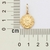 542931 Pingente Rommanel medalha folheado a ouro floco de neve Livre Estou e Let it Go
