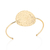 552110 Pulseira Rommanel bracelete folheada a ouro chão lunar
