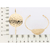 552110 Pulseira Rommanel bracelete folheada a ouro chão lunar
