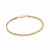 552155 Pulseira Rommanel folheada a ouro rabo de raposa 21 cm