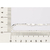 830059 Cordão Rommanel de prata elos groumet 50 cm