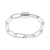 850041 Pulseira Rommanel de prata elos ovais longos 18 cm