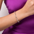 850041 Pulseira Rommanel de prata elos ovais longos 18 cm