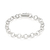 850042 Pulseira Rommanel de prata elos português 19 cm