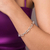 850045 Pulseira Rommanel de prata elos ovais 18 cm