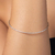 850077 Pulseira Rommanel bracelete de prata aro torcido 6,9 cm
