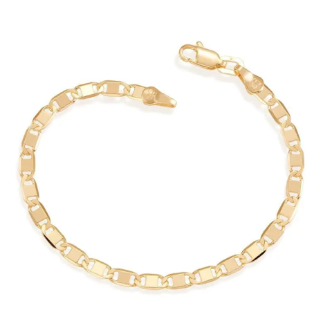 550453 Pulseira Rommanel folheada a ouro 19/20/21 cm