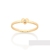 512986 Anel Rommanel skinny ring folheado a ouro coração com zircônia
