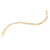 551102 Pulseira Rommanel folheada a ouro
