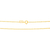 531098 Gargantilha Rommanel folheada a ouro fio grumet 40 cm