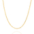 531155 Gargantilha Rommanel folheada a ouro 42 cm