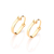 520293 Brinco Rommanel folheado a ouro argola