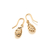 523962 Brinco Rommanel folheado a ouro gota