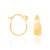 524032 Brinco Rommanel folheado a ouro argola