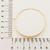 526607 Brinco Rommanel argola folheado a ouro