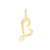 540675 Pingente Rommanel folheado a ouro letra