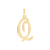 540675 Pingente Rommanel folheado a ouro letra