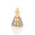 541634 Pingente Rommanel folheado a ouro n. sra. aparecida com zircônias