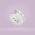 840088 Berloque Rommanel stopper de prata separador com zircônias brancas
