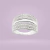 810298 Maxi anel Rommanel de prata aros com zircônias
