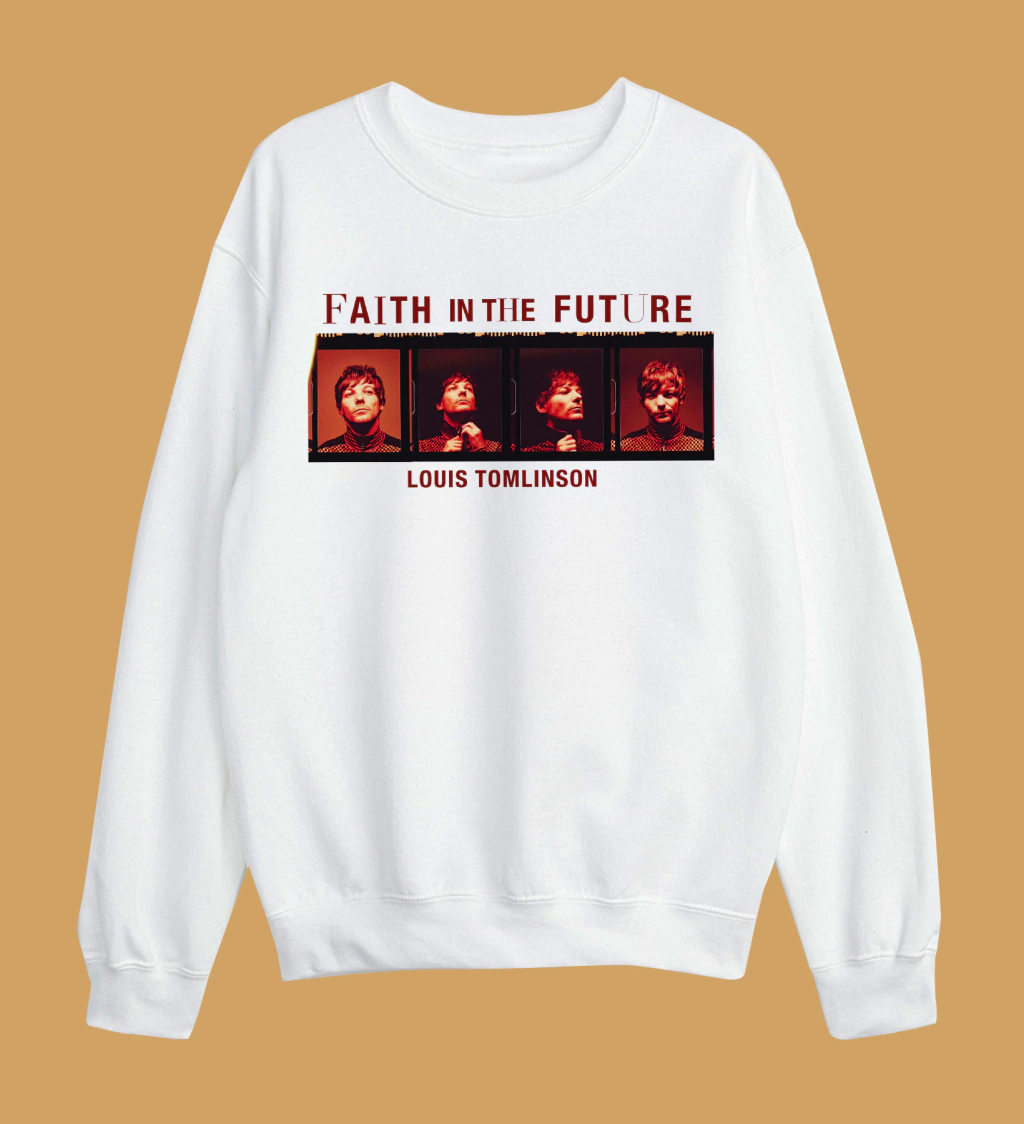 Buzo Blanco Oversize - Reel Faith in the Future (Louis Tomlinson)