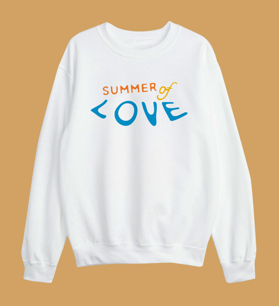 Buzo Blanco Oversize - Summer Of Love (Shawn Mendes)