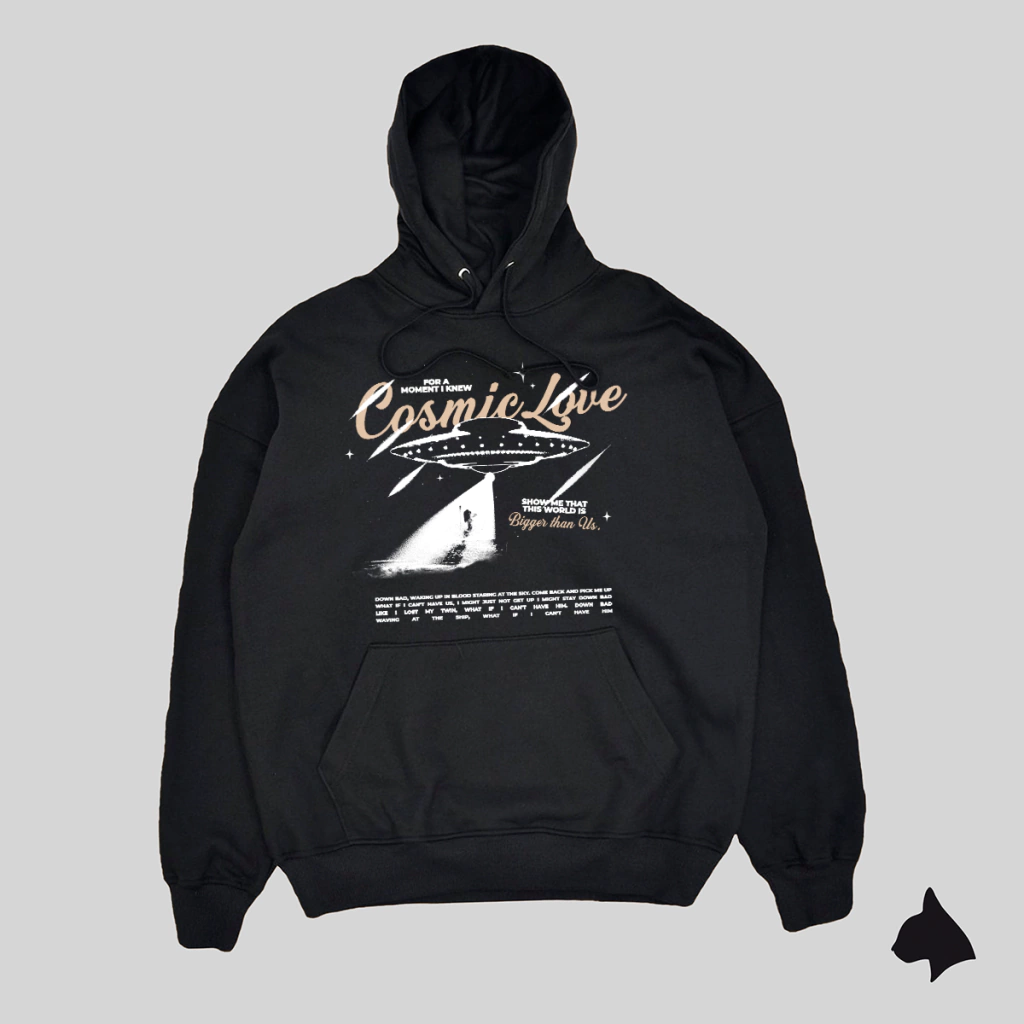 Buzo Canguro Negro DTG - Cosmic