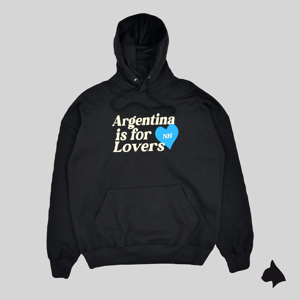 Buzo Canguro Negro DTG - Argentina Is For Lovers (Niall Horan)