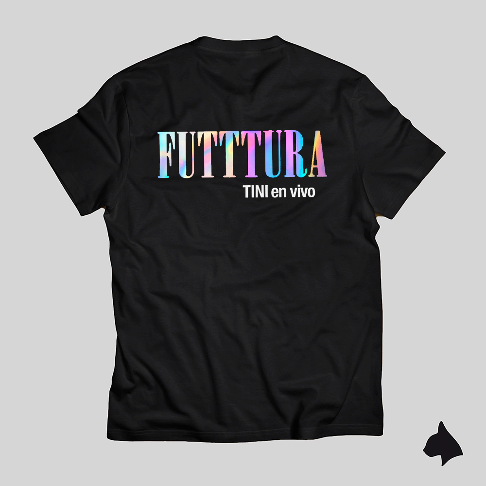 Remera de Algodon DTF / Holo - Futttura Logos (Tini)